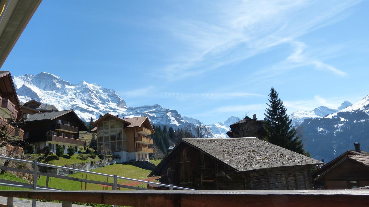 Chalet Am Acher 3 Wengen Exterior foto